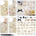 EIiovcnya 2380 Pcs Junk Case Charms Kit - DIY Phone Charms & Nail Art by Unknown