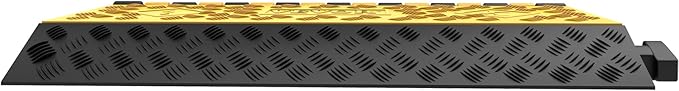 Happybuy 1 Pack of 3-Channel Rubber Cable Protector Ramps Heavy Duty 44000Lbs - Image 9