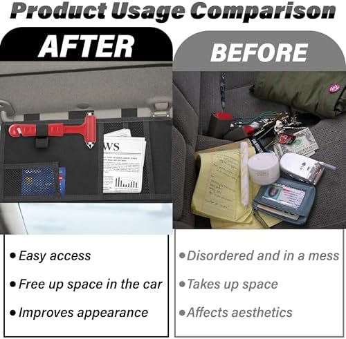BFXM Tactical Visor Organizer, Car Visor Organizer, Sunvisor Organizers - Image 7