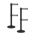 Crowd Control Warehouse CCW Series RBB-100D Set of 2 Stanchion Retractable Belt by Crowd+Control+Warehouse