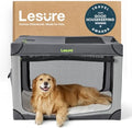 Lesure Shown on Today Show Soft Collapsible XL Dog Crate, 42in Grey by Lesure