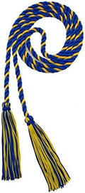 Tassel Depot Graduation Honor Cord - Royal/Gold - Every School Color Available - Made In Usa by TasselDepot