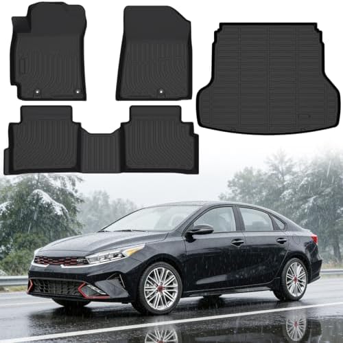 Floor Mats for Kia Forte S/EX/FE/LX/LXS/GT/GT-Line 2019-2026 by Vehiwell