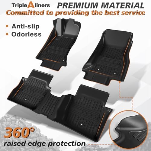 TripleAliners Floor Mats for 2024 2025 2026 Dodge Charger EV Accessories - Image 2