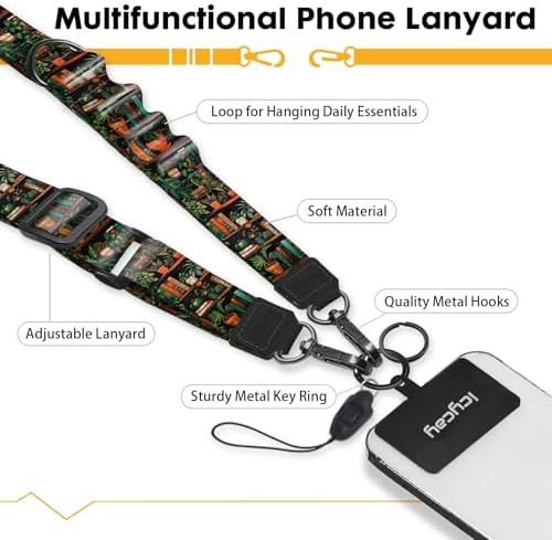 Icycay Phone Lanyard Crossbody Strap Neck Adjustable Teacher Women Book - Image 3