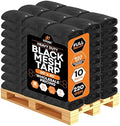 Heavy Duty Mesh Tarp 30' x 40' - Bulk Full Pallet (10 Pack) Multipurpose Black Protective Cover with Air Flow - Use for Shade, Fences, Canopies, Dump Trucks – Weatherproof & Durable by Xpose Safety by XposeSafety