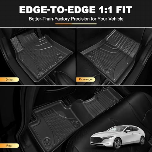 Floor Mats Set Fit for Mazda 3 Sedan 2019-2026 (Not for Hatchback) - Image 2