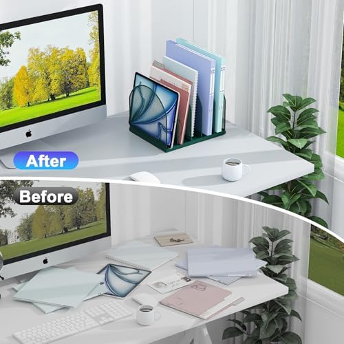 gianotter Desktop File Organizer with 5 Compartments - Image 2