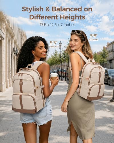 MATEIN HER 2 in 1 Womens Laptop Backpack and Detachable Laptop Sleeve - Image 6