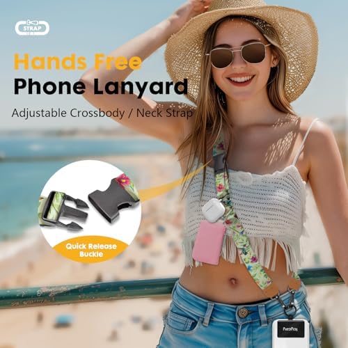 Icycay Phone Lanyard Crossbody Strap Neck Adjustable Teacher Women Birds - Image 2