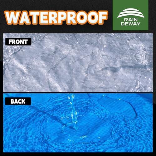 RAINDEWAY 12 Feet Round Tarp Waterproof Multipurpose Circle Tarps - Image 6