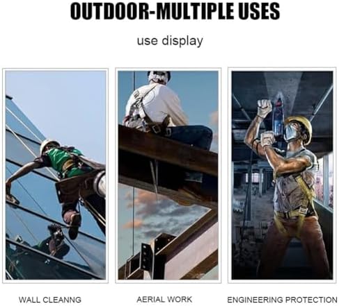 Retractable Fall Arrester Fall Protection System With Self Retracting Lifeline, Full Body Safety Belt, Anti-fall Lanyard, Personal Protective Equipment For Aerial Work And Engineering Protect ( Size : - Image 7