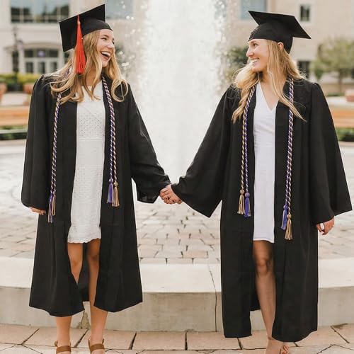 GraduationMall Graduation Honor Cord 68" PurpleGold - Image 6