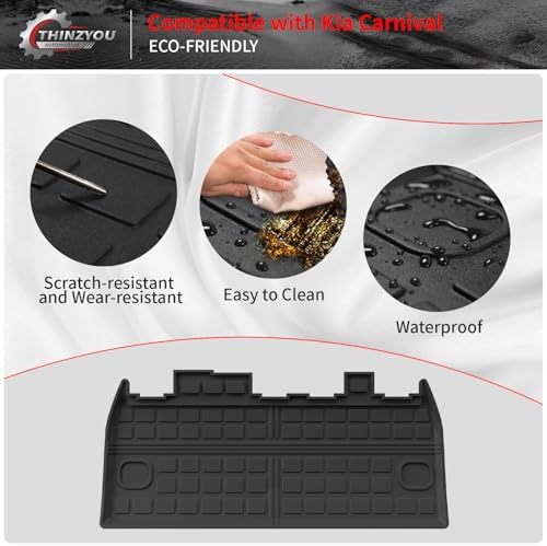 Cargo Mat for 2022-2026 Kia Carnival Gas/2025 2026 Carnival Hybrid - Image 4