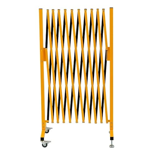 GYMTIME Industrial Expandable Metal Barricade, 11 FT, 47 inch high, Portable - Image 2