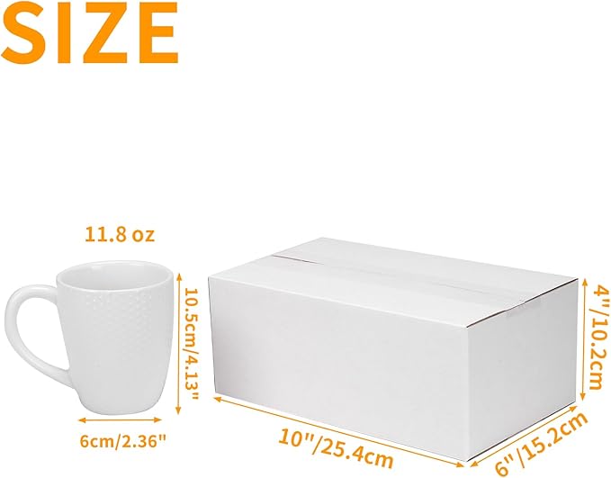 PETAFLOP White 10x6x4 Shipping Boxes Set of 25, Corrugated Cardboard Mailer Box - Image 2