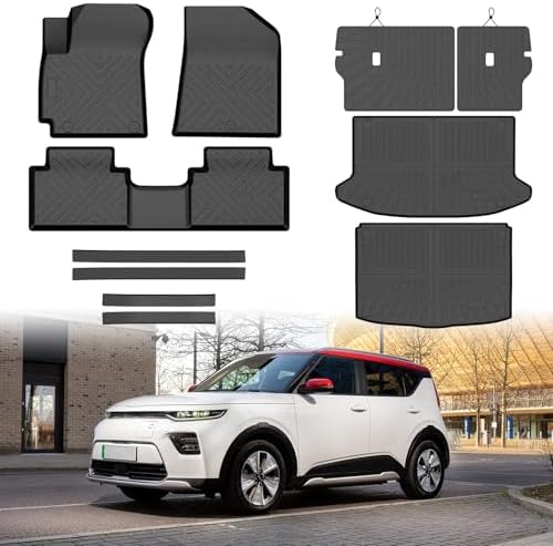 Floor Mat for Kia Soul 2020-2026(Including the Lower Floor of the Trunk), by Mixsuper
