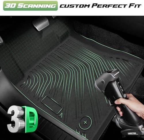 Mustang Floor Mats - Car Mats for Ford Mustang 2015-2025 2026 (Not for Mach-E), All Weather Floor Mats and Cargo Liner, Heavy Duty Rubber Mats, Car Accessories - Image 2