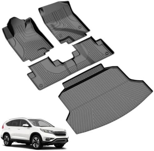 Floor Mats & Cargo Liner Fit for Honda CR-V 2012-2016 LX, SE & EX by TTXLIGHTING%C2%AE
