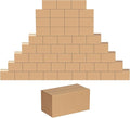EdenseeLake 50 Pack 8x4x4 inches Small Shipping Boxes Corrugated Cardboard Boxes by Edenseelake