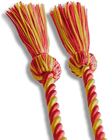 Endea Graduation Single Honor Cord Two-Color (Red/Gold) - Image 4