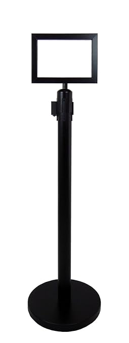 VIP Crowd Control Retractable Belt Queue Safety Stanchion Barrier Set - Image 6
