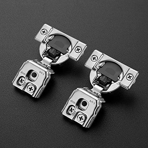 Soft Close Hinges for Kitchen Cabinet Hinges, 1-1/4 Inch Overlay, 6 Pack - Image 2