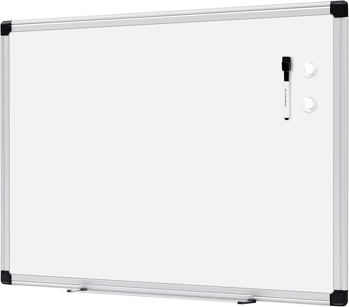 Amazon Basics Magnetic Dry Erase Whiteboard, Aluminium Frame by AmazonBasics