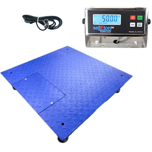 SellEton SL-700-2x2-1K 24" x 24" Industrial Floor Scale by SELLETONSCALES