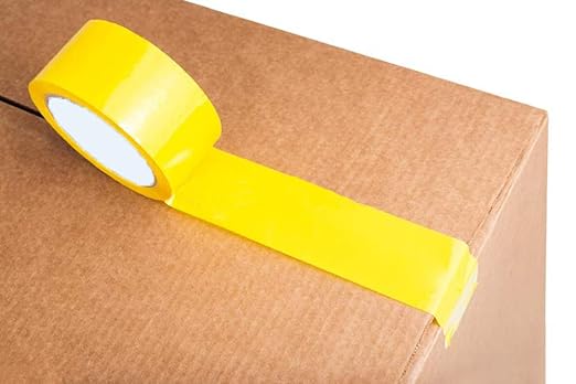 ABC Carton Sealing Tape 1.89 Inches Wide x 54.68 yd Length. 36 Rolls of Yellow - Image 6