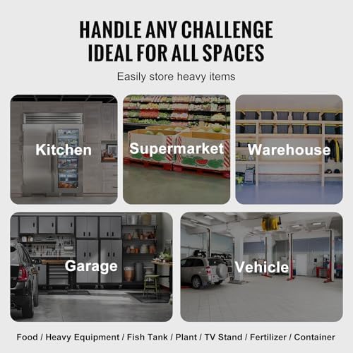 VEVOR Aluminum Dunnage Rack, 36” x 20” Commercial Food Floor Rack, 8” Off The Floor, 1000 lbs Capacity All-Welded Aluminum Storage, for Storage in Restaurants, Kitchens, Garages and Vehicles - Image 6