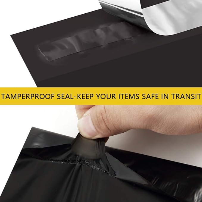UCGOU Poly Mailers 19x24 Inch Black 50 Pack Extra Large Shipping Bags Strong - Image 4