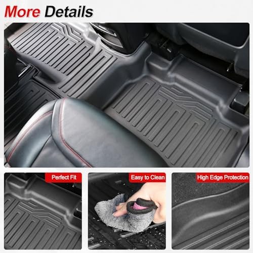 Floor Mats for 2020-2026 Ford Explorer Accessories 7 Seats Set - Image 3