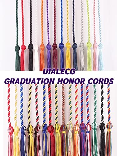 Graduation Honor Cords, 68" Long (Black) - Image 3