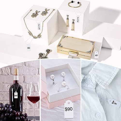 200 Pcs Small Price Tags Paper Tags with Elastic String 1.02×0.47 Inch - Image 7