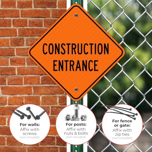 Construction Entrance Sign, (SI-77159) - Image 4