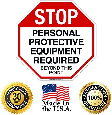Personal Protective Equipment Required Sign, - Image 5