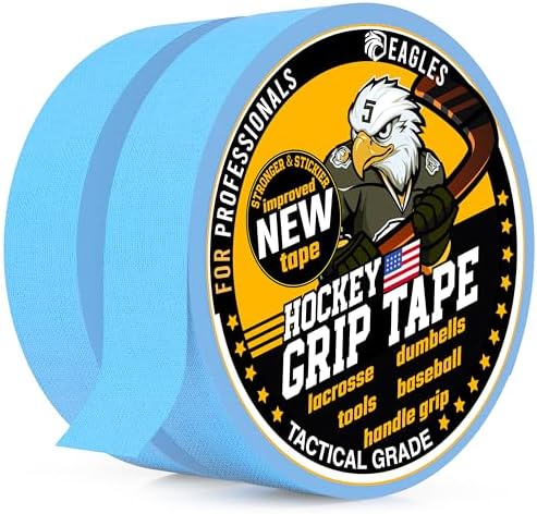 EAGLES Hockey Tape Navy Blue 1inch Grip Tape 2 Roll Athletic Sports Tape by EAGLES%C2%AE