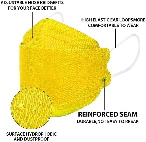 Borje KN95 Face Masks 50 Pack,Breathable Comfortable and Disposable KN95 Mask,Masks for Adults - Image 3