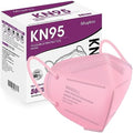 Miuphro 50 Pack Cup Dust Safety Disposable Masks, KN95 5-Layer Foldable Masks by Miuphro