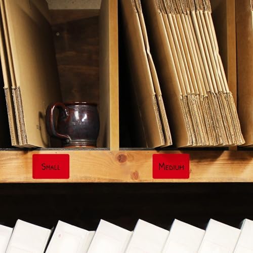 ChromaLabel Red Rectangle Labels, 2 x 3 Inch, 250/Box - Image 3