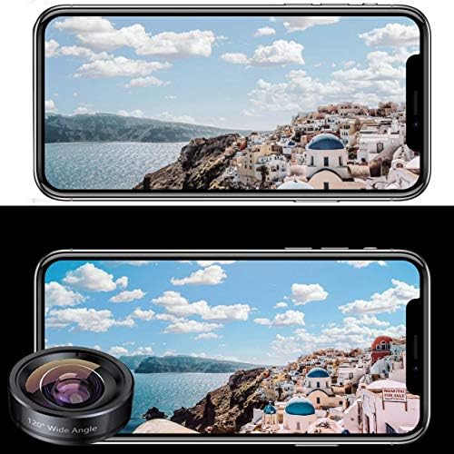 KEYWING 3in1 Phone Camera Lens Kit Fisheye+Wide Angle+Macro Lens for iPhone - Image 3