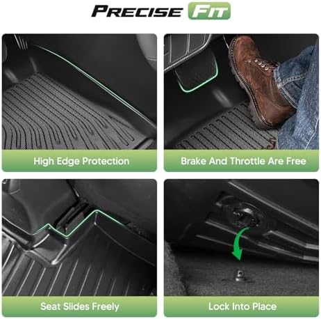 Cartist Floor Mats for Nissan Pathfinder 2022-2026 (Only for 8 Seats), All Weather Cargo Liner for Pathfinder Accessories, Heavy Duty Car Mats, Car Accessories - Image 3