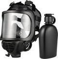 MIRA SAFETY M Certified CBRN Full Face Gas Mask Reusable Respirator Professional Grade (CM-6M Mask WITH Drinking System), 2 Piece Set by MIRASafety