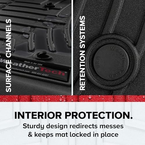WeatherTech Custom Fit FloorLiners for Ford F-150 Lightning, F-150, F-150 Raptor - 1st Row (466971), Grey - Image 4