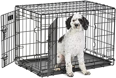 LifeStages by MidWest 30-Inch Double Door Crate, Medium Breeds, 21-40 lbs by MidWestHomesForPets