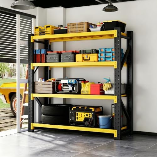 3000LBS Heavy Duty Garage Shelving Unit, Metal Utility Shelf by KOBITOGarageStorageShelves