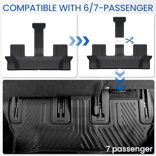 Floor Mats for Kia Sorento 2021-2026 Gas 6/7 Seats w/Cargo Mat - Image 4