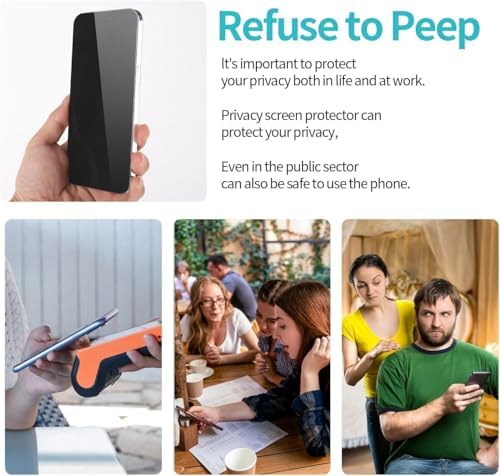 PEHAEL for iPhone Air/17 Air Privacy Screen Protector+Camera Lens Protector - Image 7