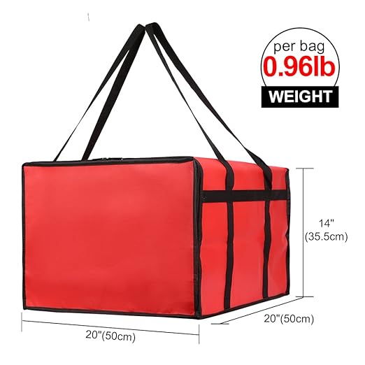 Bodaon Insulated Pizza Delivery Bag, Rideshare Delivery Bag, Food Warmers - Image 2